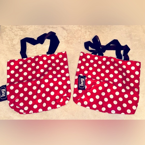 Lug 7 piece Crimson Large Dot Mini Hopper and Mini Rover & accessories bundle - Picture 4 of 4